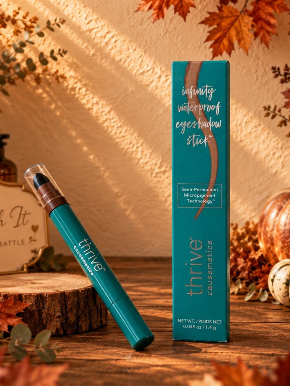 Thrive Infinity Waterproof Eyeshadow Stick - Dr Q (caramel bronze shimmer)